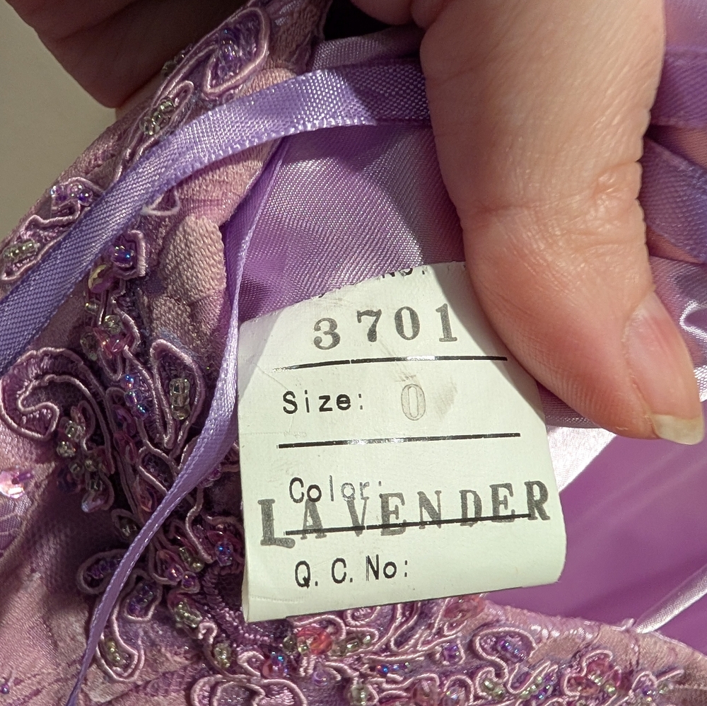 Lavender Mystique Ruffled Dress - Picture 5 of 8